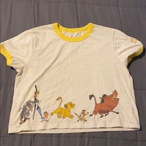 Lion king crop top